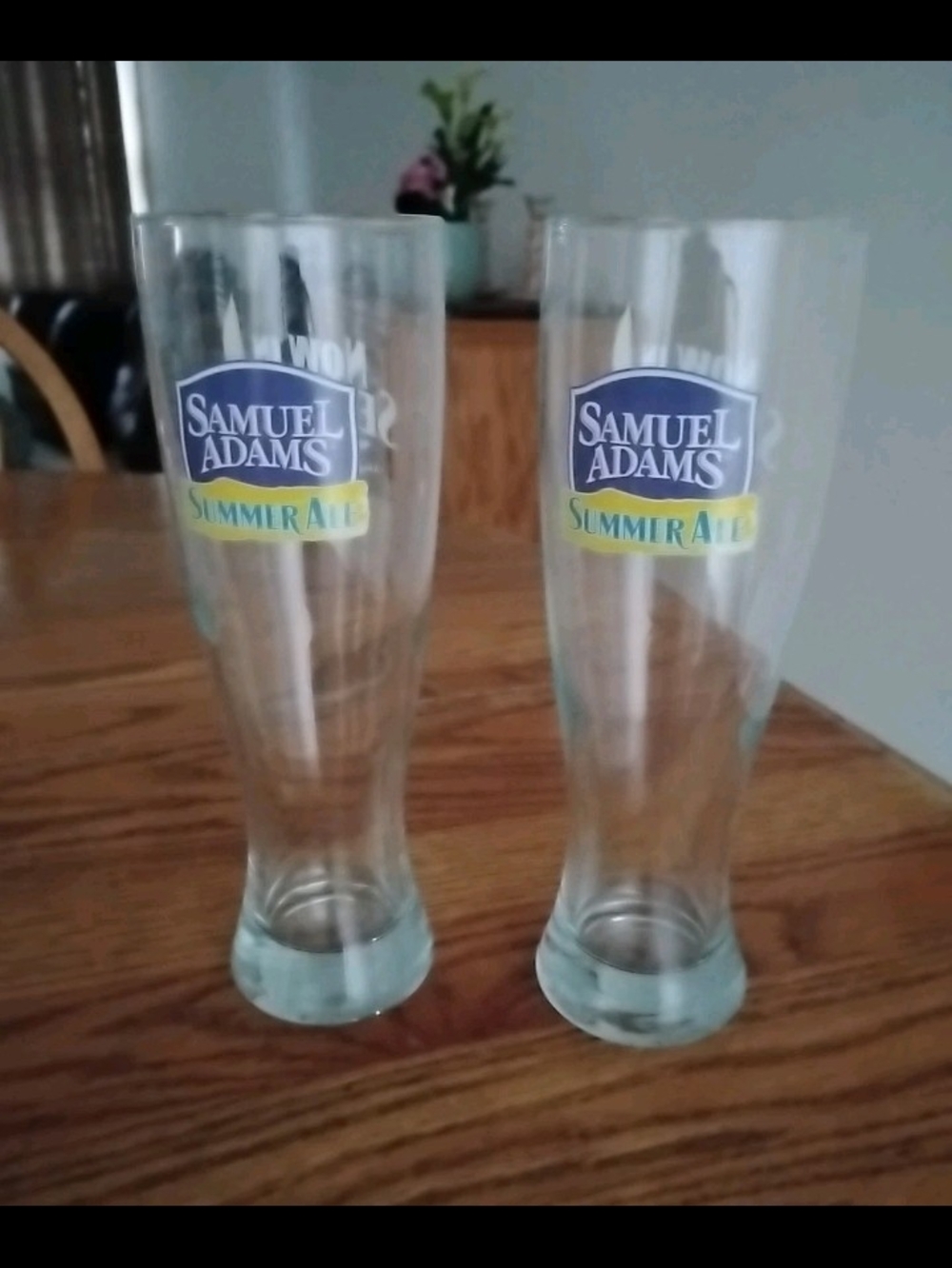 Samuel Adams Summer Ale Pilsner Glasses - Pair